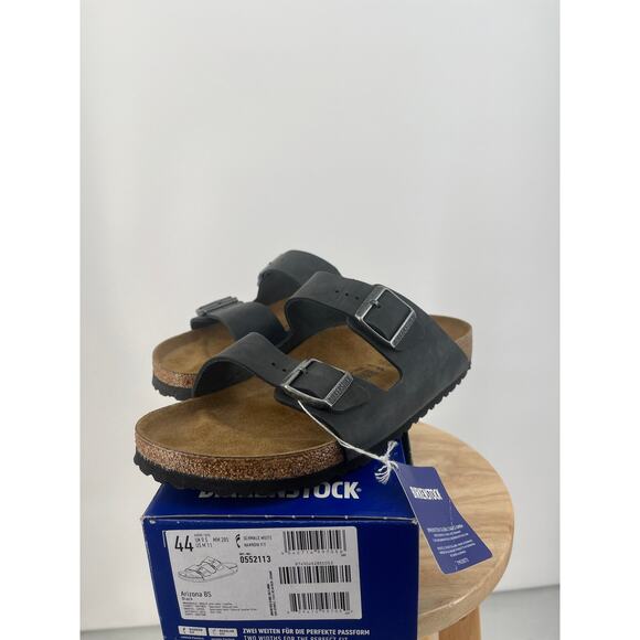 Birkenstock Arizona BS Mens 11 EU 44 Black Narrow fit - Picture 1 of 5